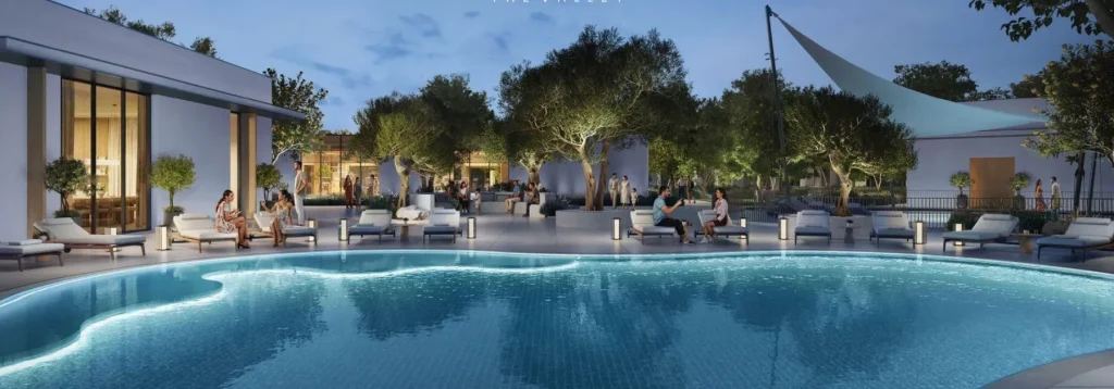 Alva at The Valley - pool (developer rendering)