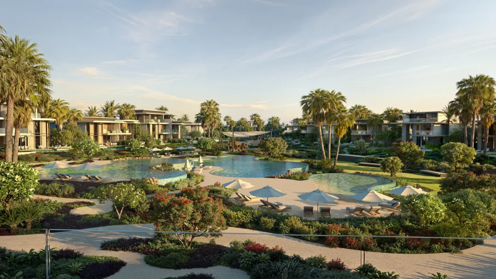 Bay Estate - community pool (developer rendering)