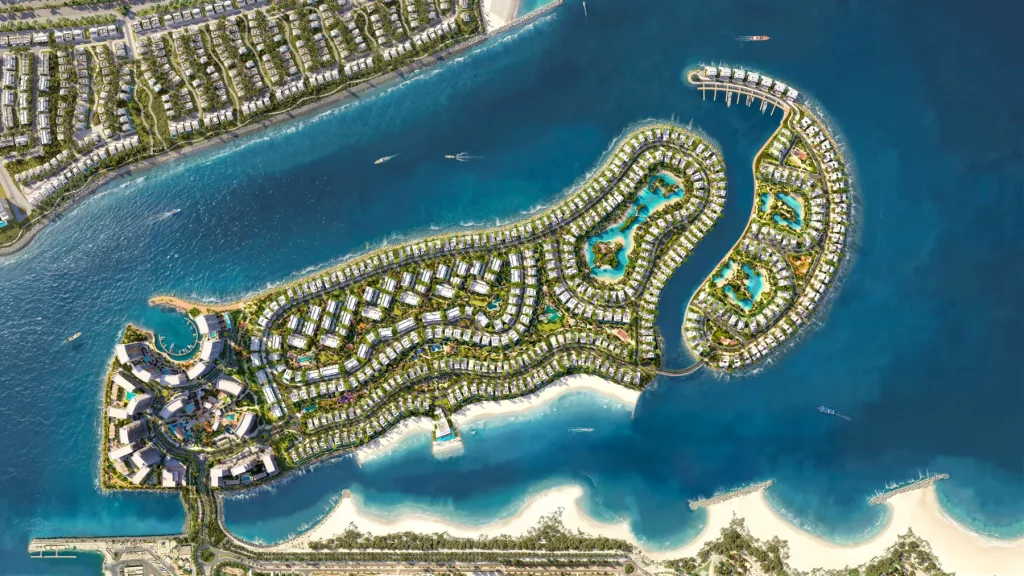 Bay Estate - island setting (developer rendering)