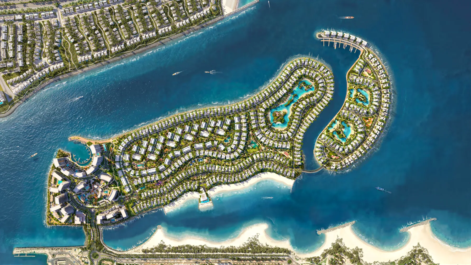 Bay Estate - island setting (developer rendering)