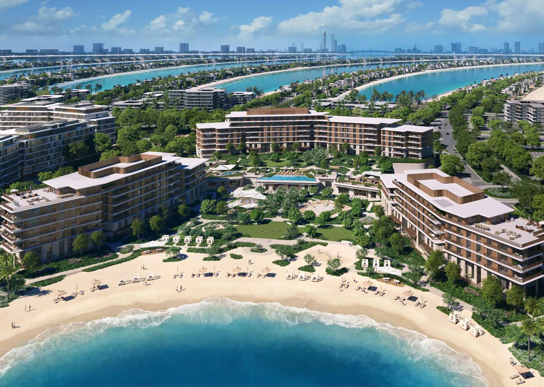 Palm Central Private Residences - beachfront (developer rendering)