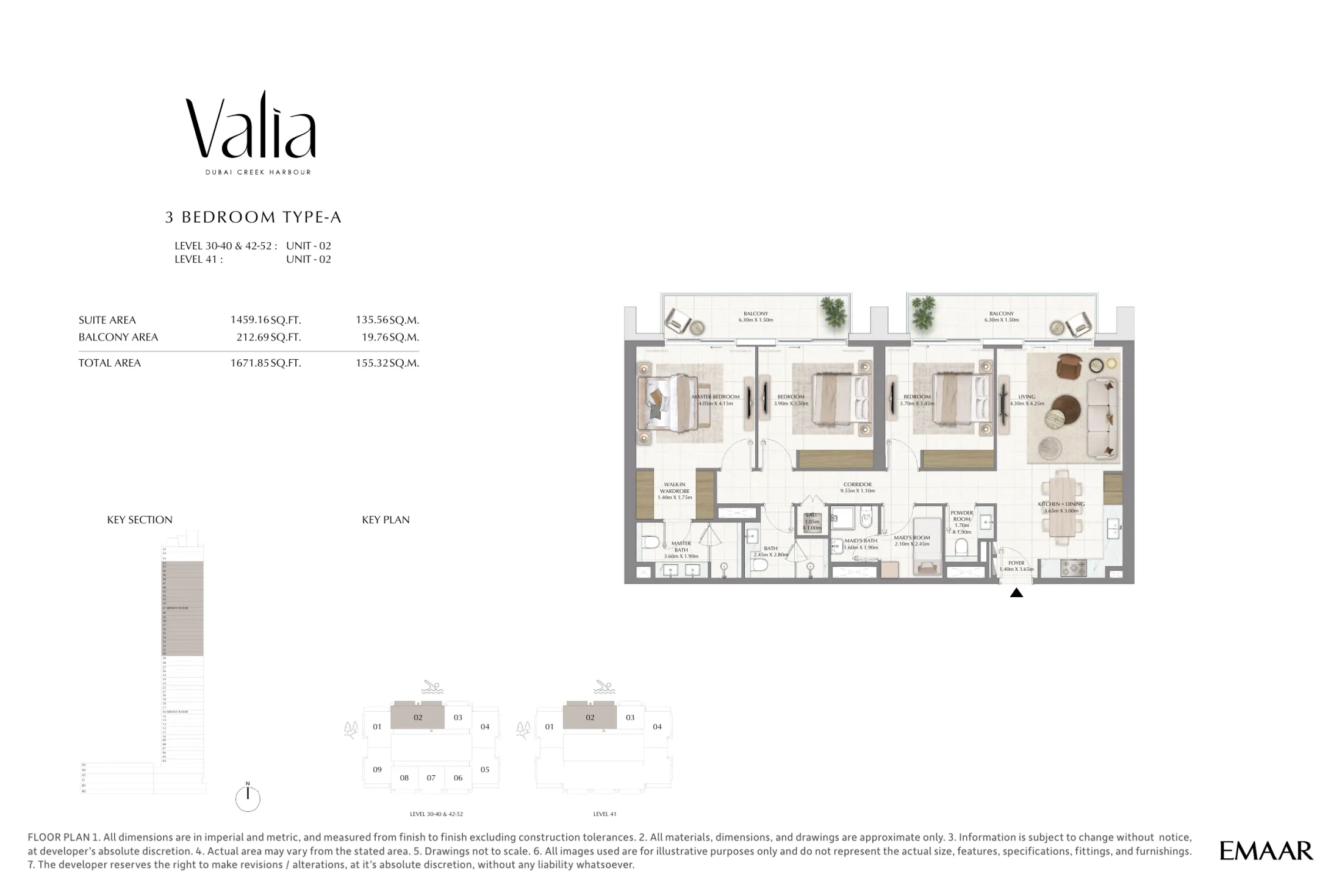 Valia - 3 bedroom plan (source floor plan)
