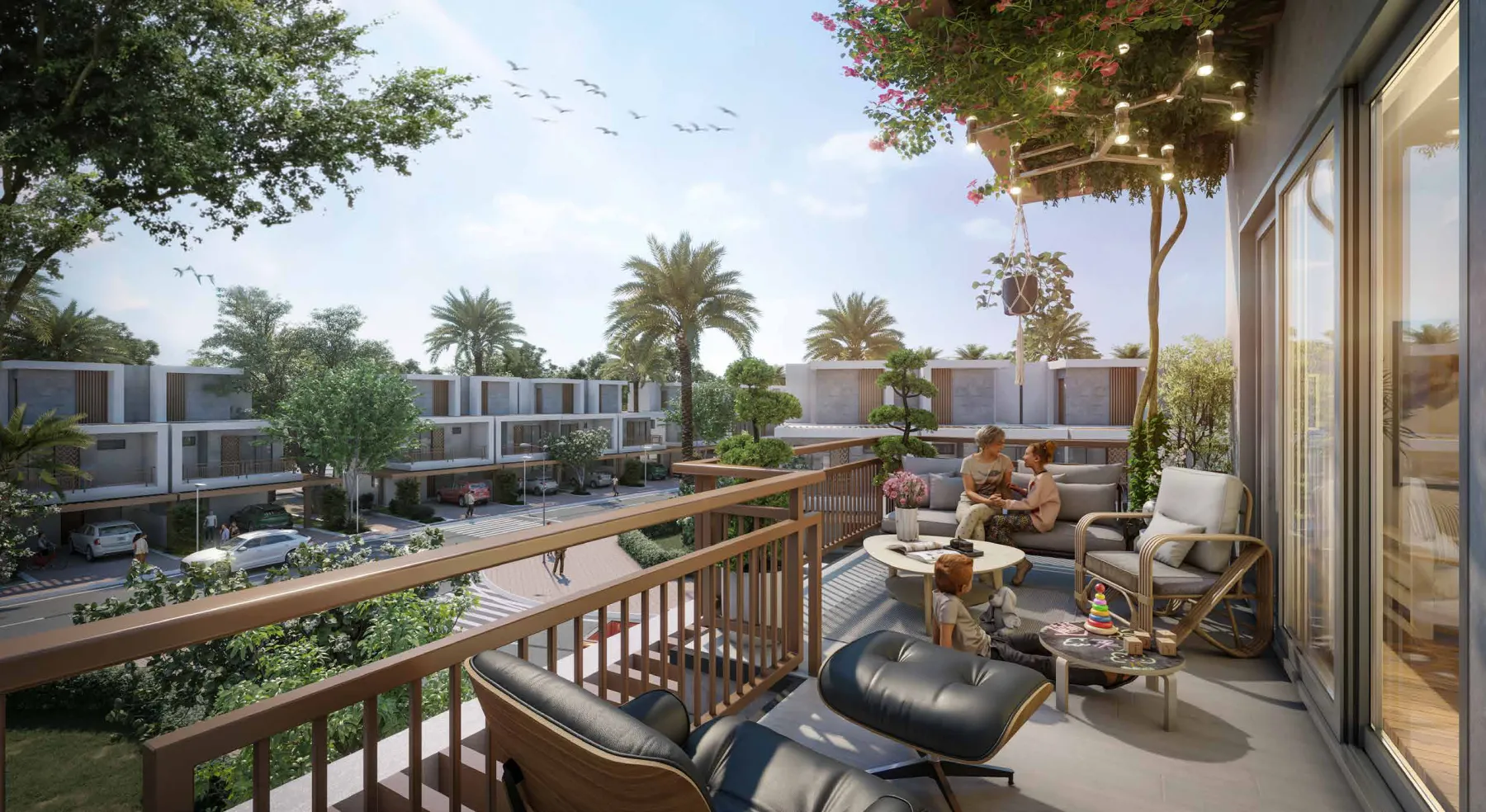 Violet 4 - garden (developer rendering)